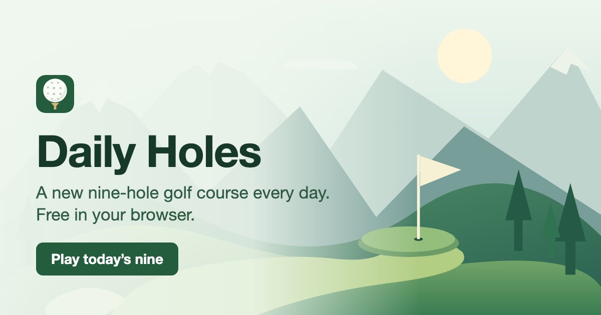 Daily Holes: Play the Free Daily Golf Game Online